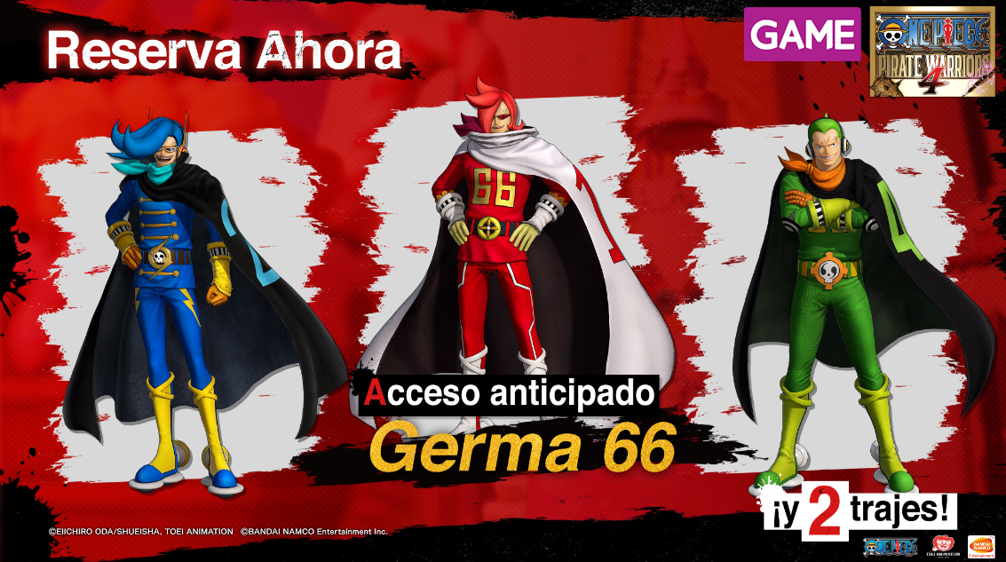 Reserva One Piece Pirate Warriors 4 En Game Y Consigue Dos Trajes Y Acceso Anticipado A Germa 66 Powerups