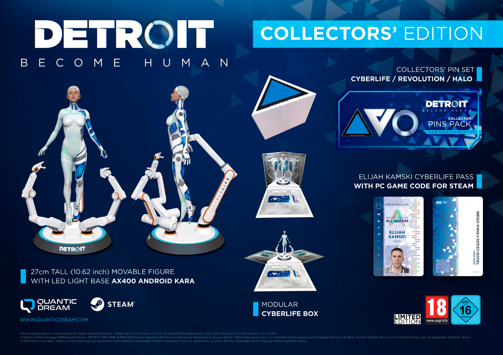 Anunciados los requisitos de sistema para el estreno de Detroit: Become  Human en PC