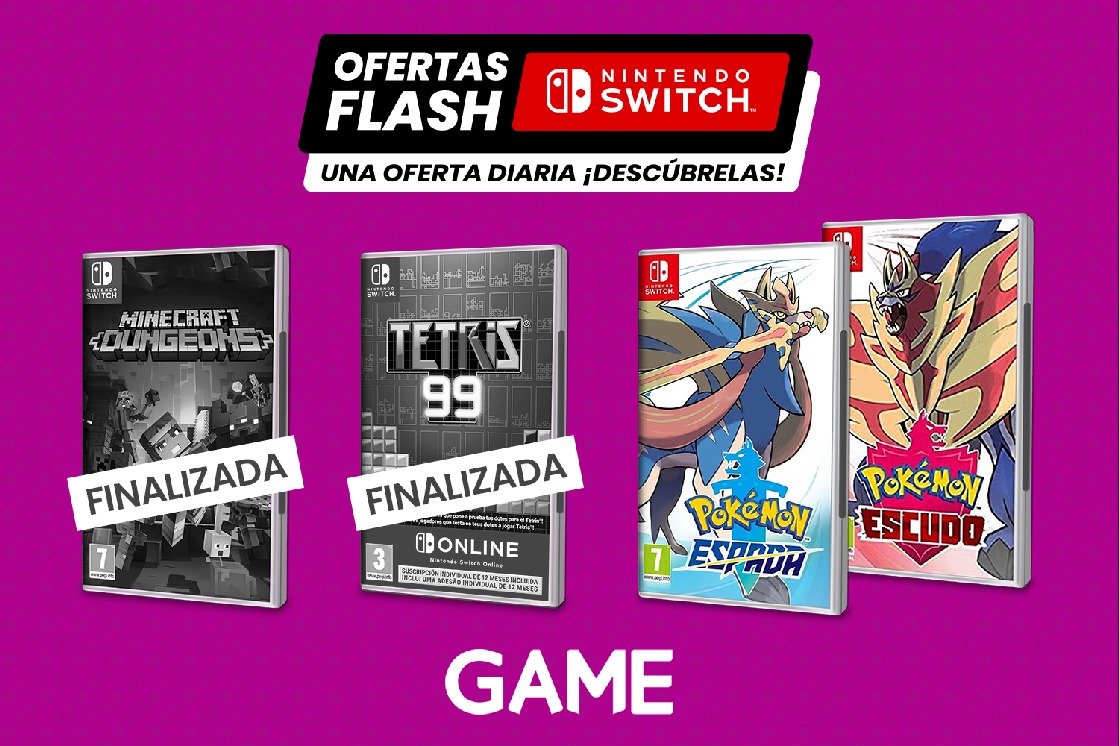 Atento a las ofertas flash de GAME en títulos de Nintendo Switch - PowerUps