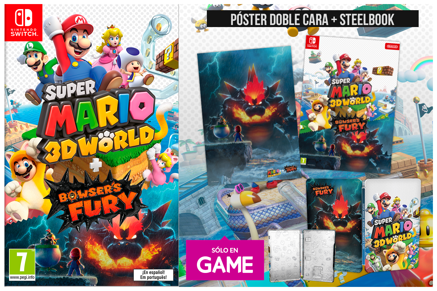 Consigue un póster y una caja metálica al reservar Super Mario 3D World ...
