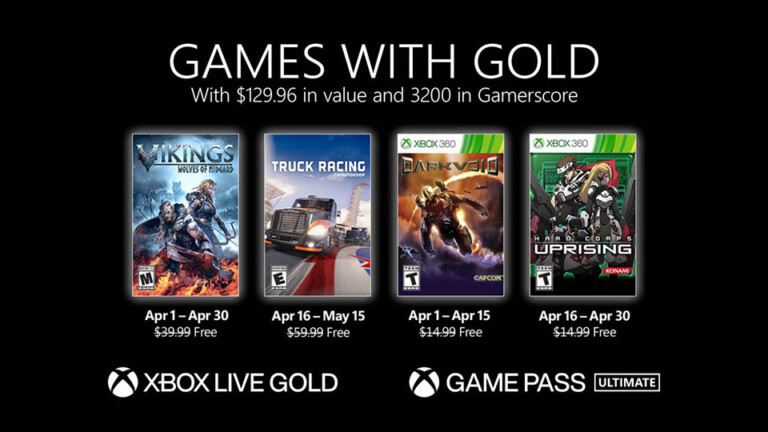 Games with Gold abril