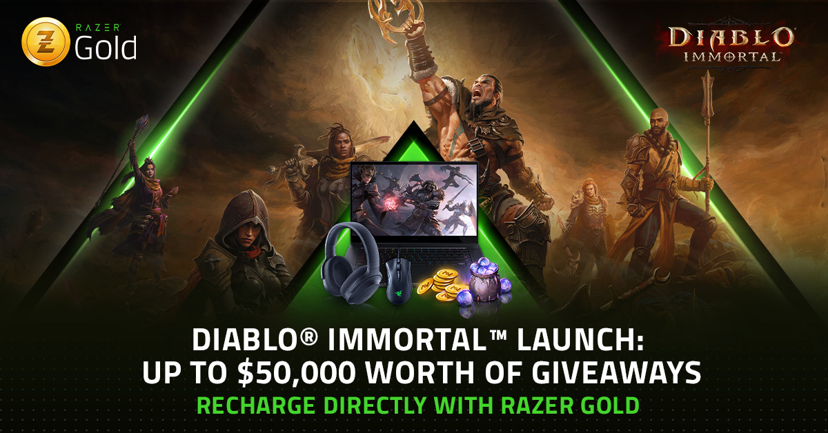 Razer Gold diablo immortal