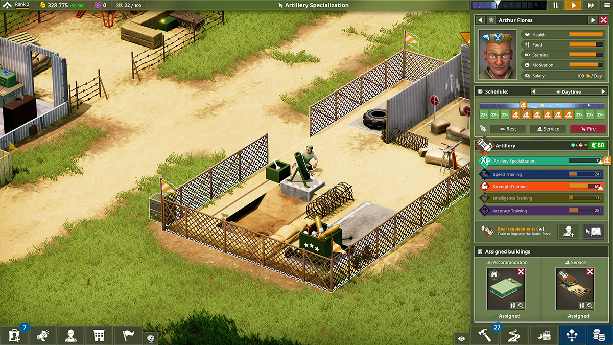 one military camp steam