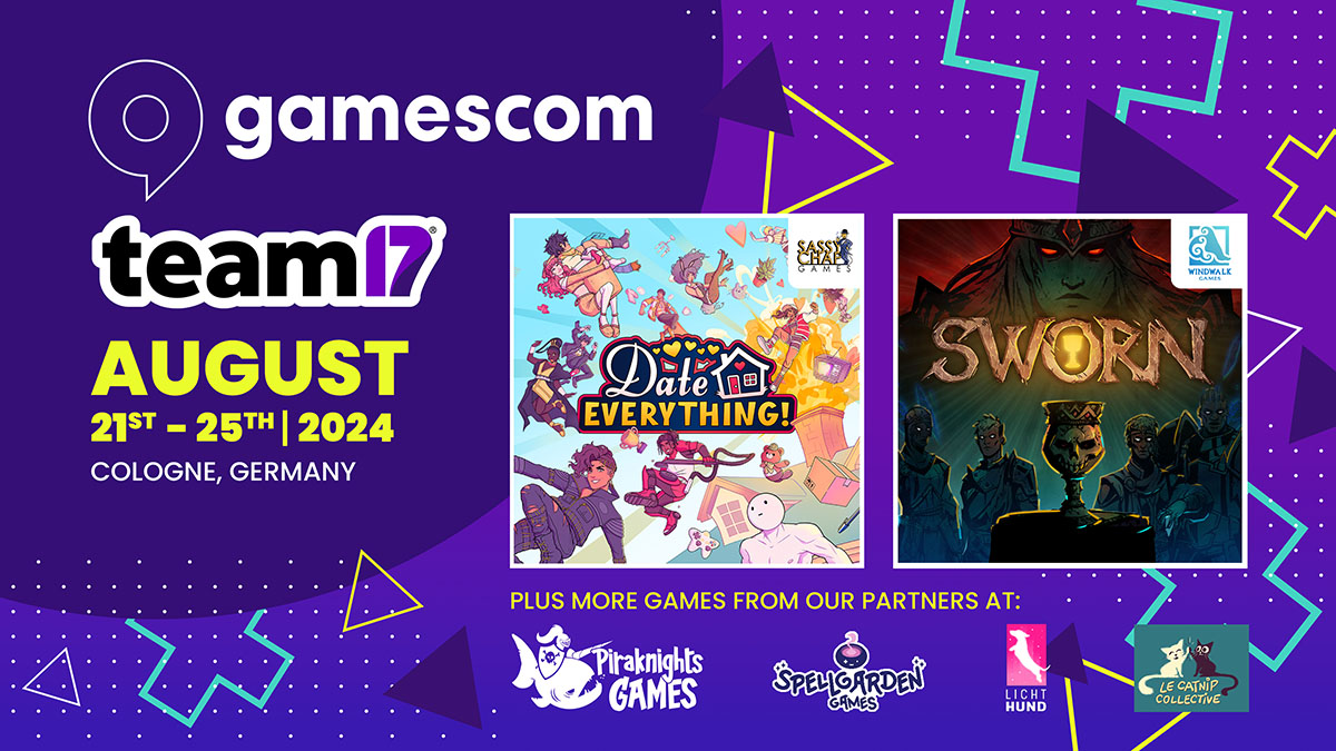 Team17 revela su alineación de juegos que presentará en Gamescom 2024 ...