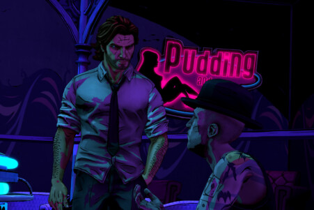 Ilustración editorial sobre el retraso de la versión de Nintendo Switch de The Wolf Among Us Remastered