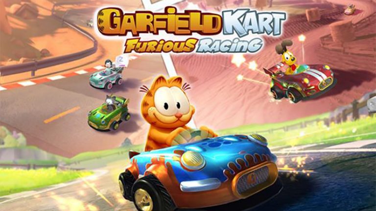 garfield kart furious racing series