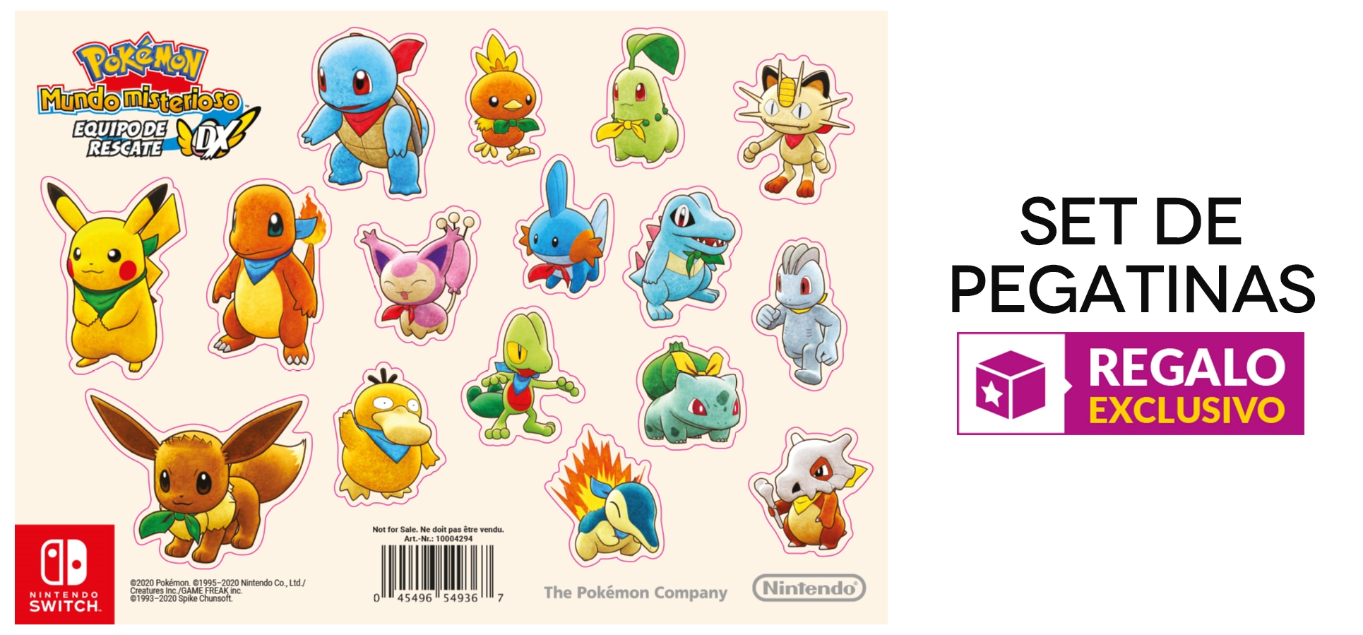 Nintendo Pokémon Mundo Misterioso: Equipo de Rescate DX, Switch Estándar  Nintendo Switch - Nintendo