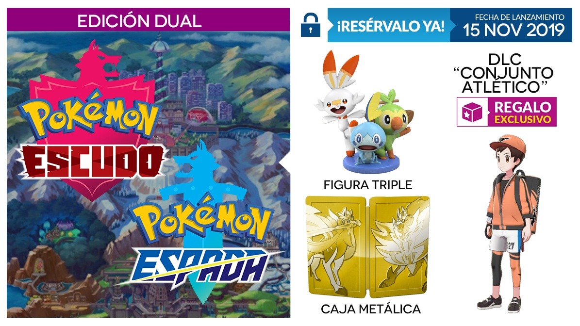Pokémon Espada y Escudo, en oferta por sólo 47€: así los puedes reservar al  precio más bajo en España